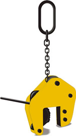 UCHWYT WIDŁOWY DO PIONOWEGO TRANSPORTU PALET Z RĘCZNYM WYWAŻANIEM ŚRODKA CIĘŻKOŚCI TYP UPW