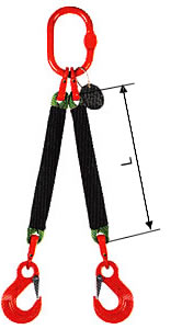 Zawiesie wężowe wielocięgnowe typ 2ZWH