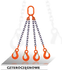 ZAWIESIE ŁAŃCUCHOWE CZTEROCIĘGNOWE KLASA 10